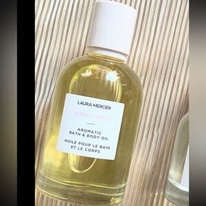 LAURA MERCIER AMBRE VANILLE Aromatic Bath & Body Oil 3.3oz